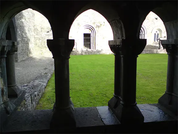 Cong abbey cloisters Cong abbey cloisters